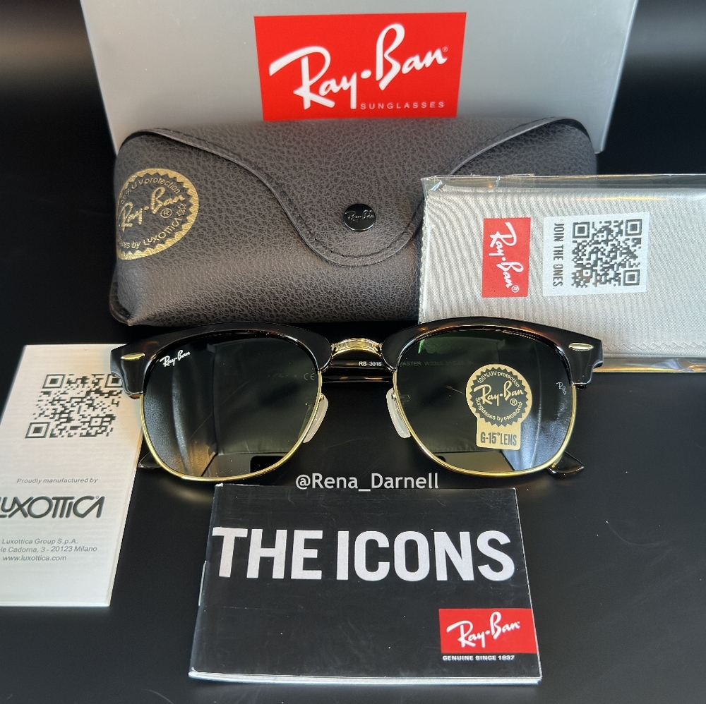 RayBan Clubmaster RB3016 New - Picture 2 of 16